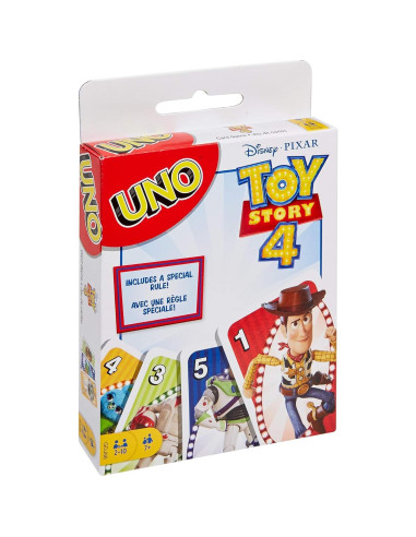 Juego de Cartas UNO Mattel Toy Story 4 - 112 Cartas
