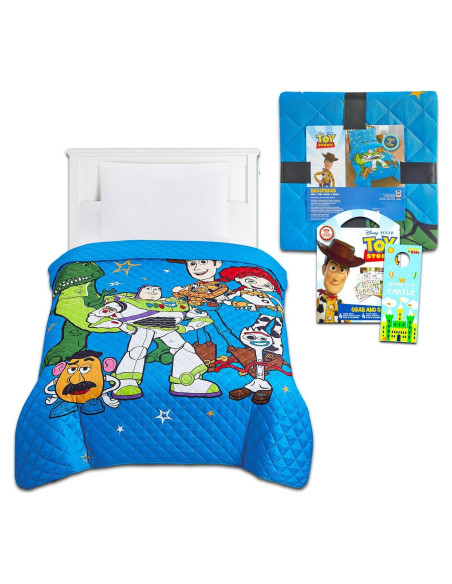 Juego de Cama Toy Story Twin Disney con Manta Acolchada