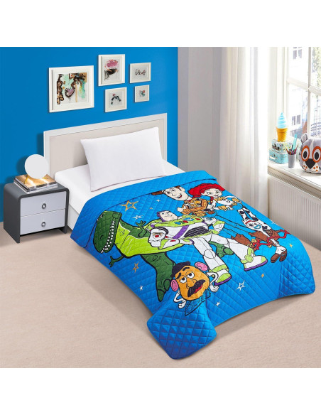 Juego de Cama Toy Story Twin Disney con Manta Acolchada