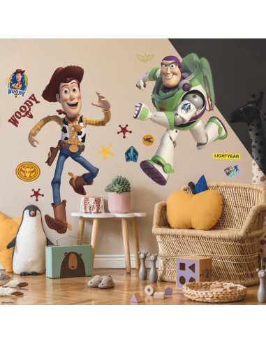 Adhesivo de Pared Buzz Lightyear Brillo en la Oscuridad