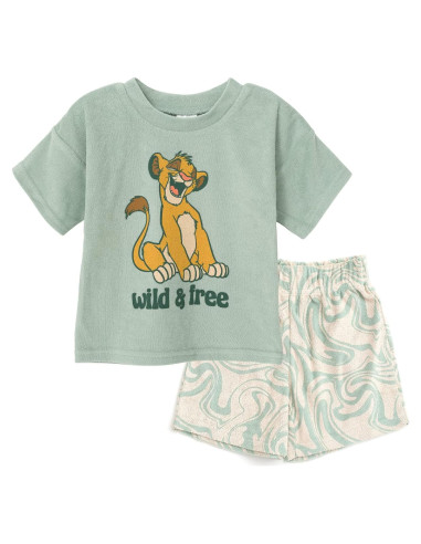 Conjunto camiseta y pantalones cortos Disney Mickey 5T