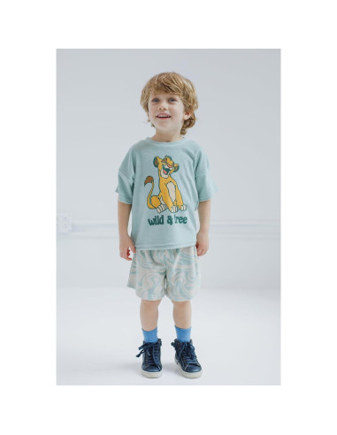 Conjunto camiseta y pantalones cortos Disney Mickey 5T
