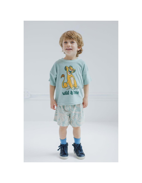 Conjunto camiseta y pantalones cortos Disney Mickey 5T