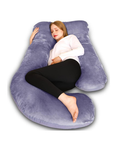 Almohada de Embarazo Chilling Home 58" (147 cm) U Gris