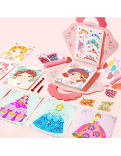 Juego de Vestir 4 en 1 MiDeer - Maquillaje de Princesa 2