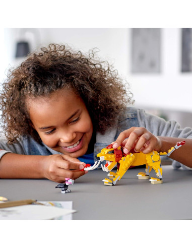 LEGO Creator 3en1 León Salvaje 31112 - 224 Piezas