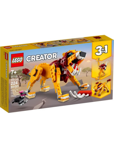 LEGO Creator 3en1 León Salvaje 31112 - 224 Piezas