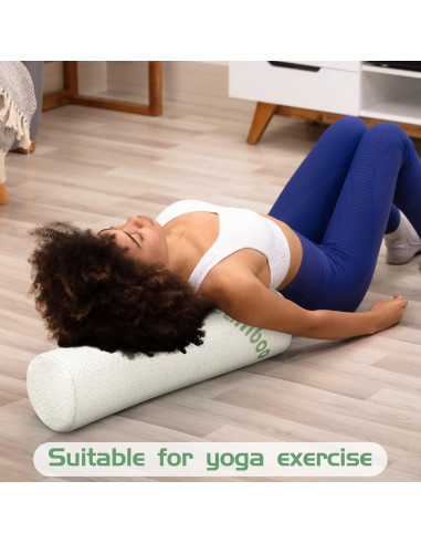 Bucherry Almohadas Cilíndricas Espuma Viscoelástica 3 Unidades