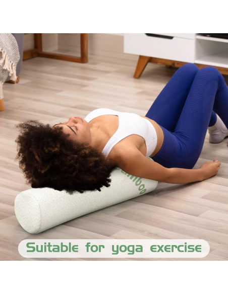 Bucherry Almohadas Cilíndricas Espuma Viscoelástica 3 Unidades