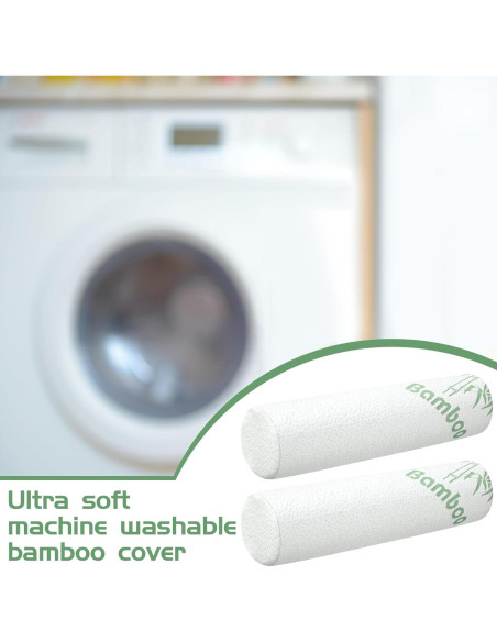 Bucherry Almohadas Cilíndricas Espuma Viscoelástica 3 Unidades