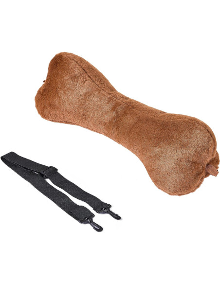 Almohada para Cuello VCOMSOFT Ajustable Marrón 45,72 cm