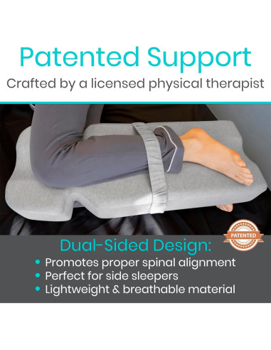 Almohada en cuña Xtra-Comfort para rodilla 73x28 cm