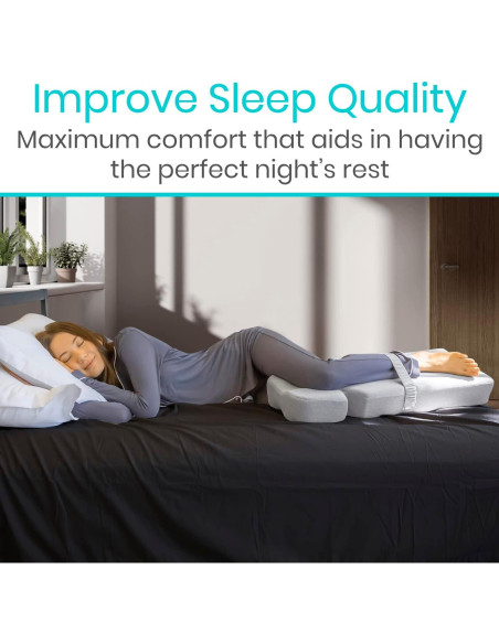 Almohada en cuña Xtra-Comfort para rodilla 73x28 cm