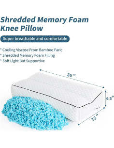 Almohada de Espuma Viscoelástica HOMBYS para Rodilla 16,5 cm 2