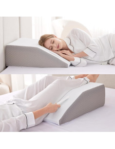 Almohada de Elevación de Piernas Ruqmuis 20 cm Alivio Dolor 2