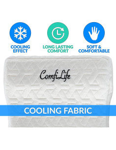 Funda de Reemplazo ComfiLife para Almohada de Rodilla 25x20cm 2