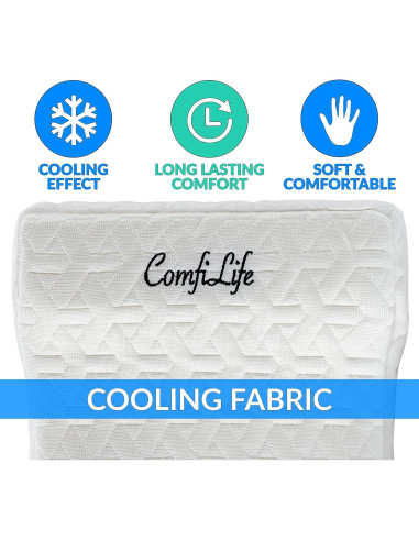 Funda de Reemplazo ComfiLife para Almohada de Rodilla 25x20cm