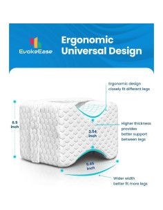 Almohada viscoelástica KOKIXEOT H para dormir de lado 2