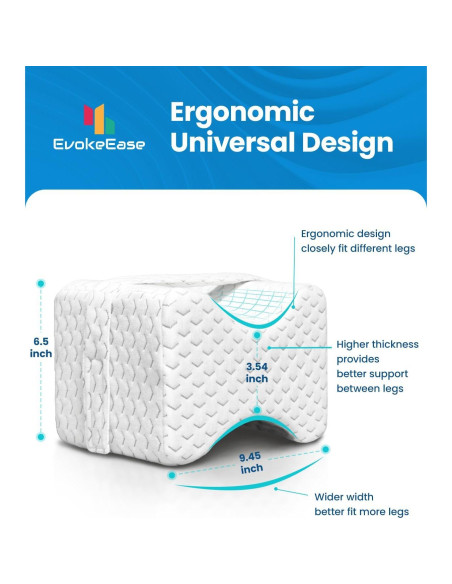 Almohada viscoelástica KOKIXEOT H para dormir de lado