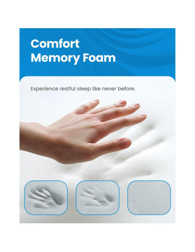 Almohada viscoelástica KOKIXEOT H para dormir de lado