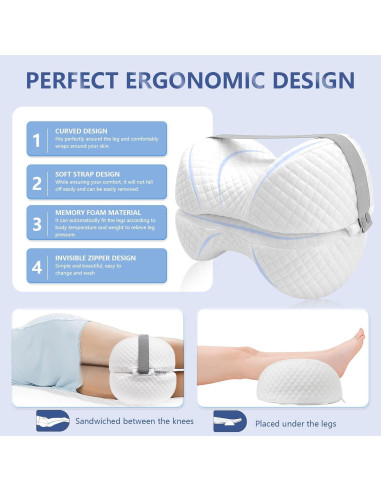 Almohada para Rodillas GINTRICANP S1MAX Espuma Viscoelástica