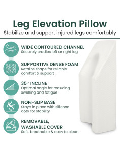 Cojín Elevador de Pierna Xtra-Comfort - Alivio Rodilla 16,5 cm 2