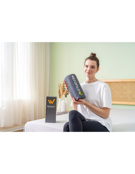 Almohada de Espuma de Memoria MEFOPILO para Viajar 40x30 cm