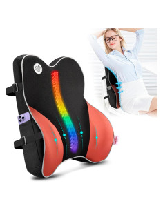 Almohada Soporte Lumbar ANTETOKO Espuma Memoria Negra