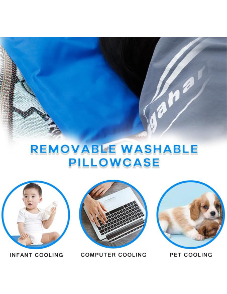 Almohadilla Refrigerante Couleurs 24x33cm Gel Azul Reutilizable