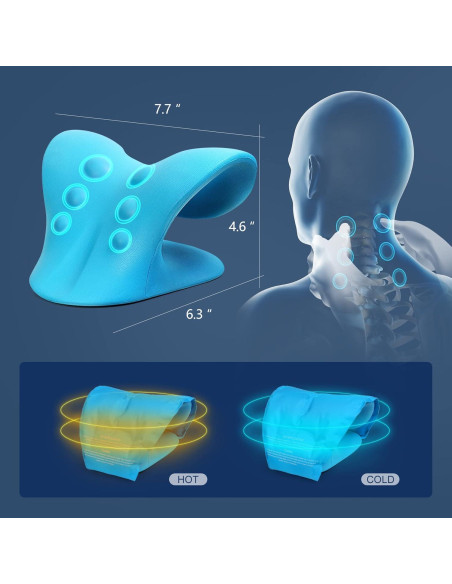 Estirador de Cuello ComfortLife con Paquete de Gel Caliente Frío