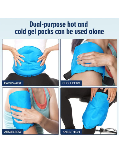 Estirador de Cuello ComfortLife con Paquete de Gel Caliente Frío