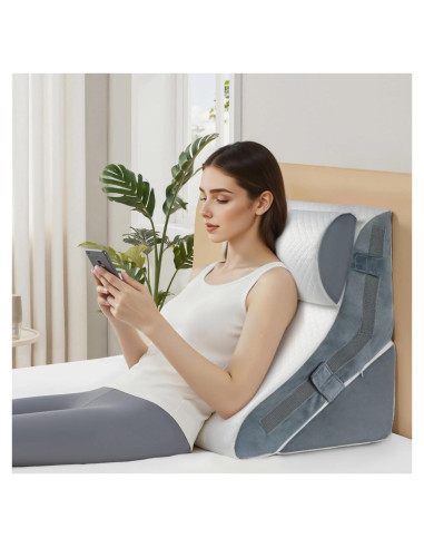 Almohada en cuña ortopédica VMFKPNR ajustable 15 en 1