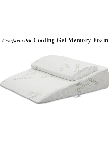 Cojín en Cuña InteVision Espuma Viscoelástica 65x63.5x19cm