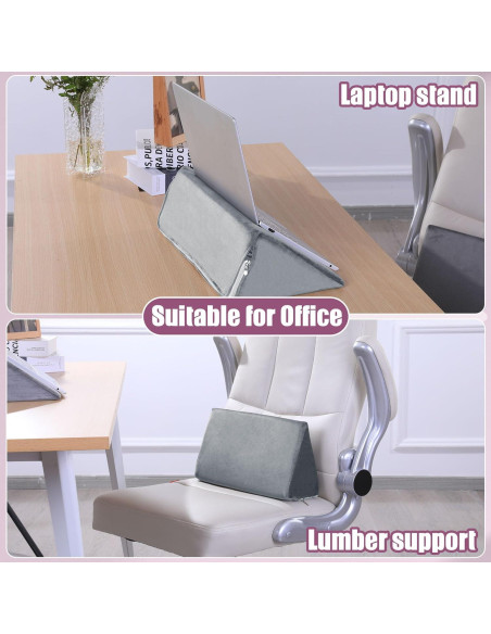 Almohada en Cuña BALAPET 2 Pcs Espuma Premium Gris