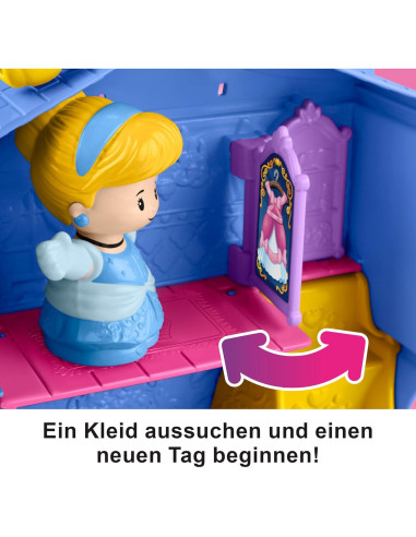 Juego Portátil Fisher-Price Little People Cenicienta 0,45 kg