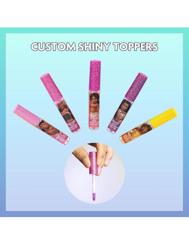 Set de 7 Brillos Labiales Moana Townley Girl 20x14cm