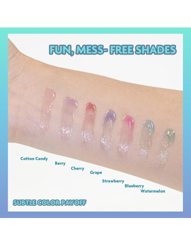 Set de 7 Brillos Labiales Moana Townley Girl 20x14cm