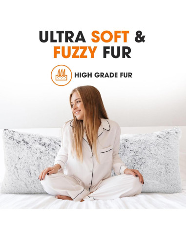 Cojín de Cuerpo Largo Cheer Collection 50x137 cm Gris