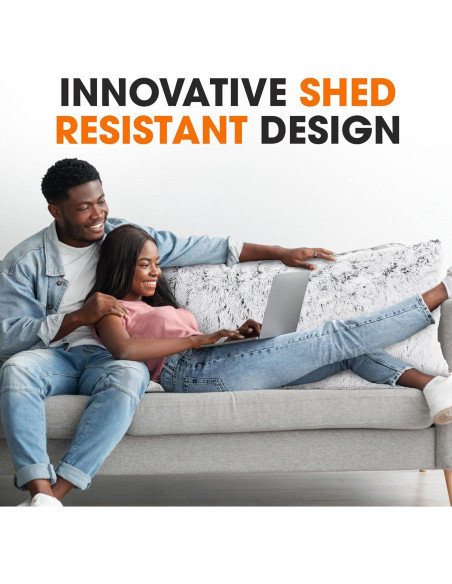 Cojín de Cuerpo Largo Cheer Collection 50x137 cm Gris