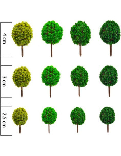 24 Árboles de Modelo Mezclados MOMOONNON para Escenografía 2