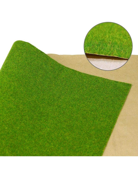 Alfombra Césped Artificial Evemodel 40x100cm Verde Decoración