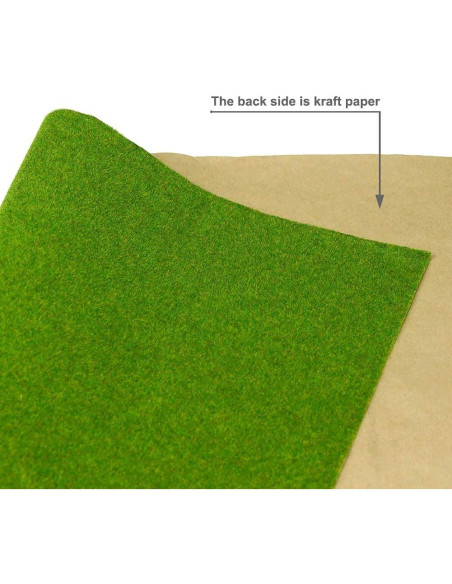 Alfombra Césped Artificial Evemodel 40x100cm Verde Decoración