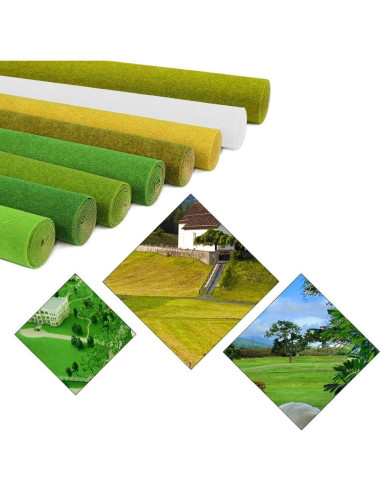 Alfombra Césped Artificial Evemodel 40x100cm Verde Decoración