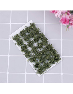 28 Pcs Arbustos Verdes Rizados Warmtree para Diorama 2