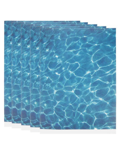 Hoja de Agua Artificial Garneck 5pcs 29.5x21cm Decoración