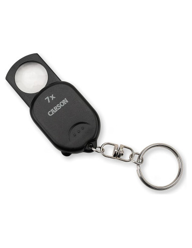 Lupa de Llave Carson GN-70 7x Plegable Ultra Compacta
