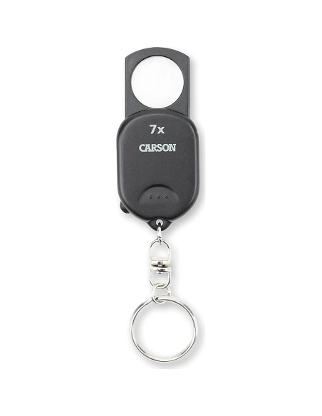 Lupa de Llave Carson GN-70 7x Plegable Ultra Compacta