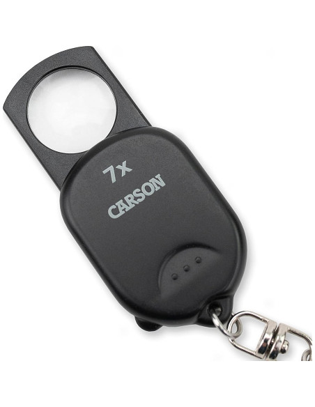 Lupa de Llave Carson GN-70 7x Plegable Ultra Compacta