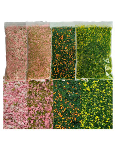 Kit de Árboles Miniatura Cayway 4 Colores para Diorama 20g