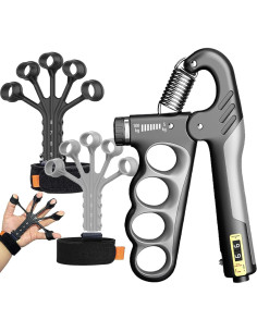 Juego de 2 Agarradores de Mano YESIMET Ajustables 10-60KG 2